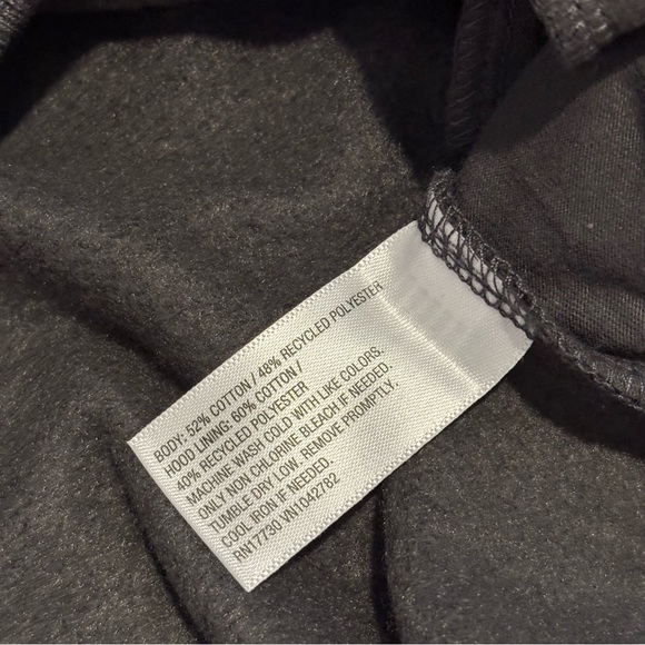 Goodfellow & Co Men’s Fleece Hoodie sweatshirt in charcoal gray color NWT - Picture 6 of 7